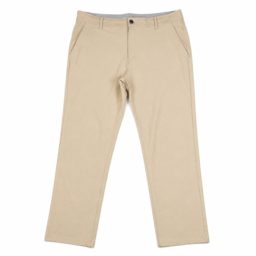 Free Fly Nomad Pants Mens 38x32 Khaki Tan Stretch UPF 50+ Golf Travel Chino Hike
